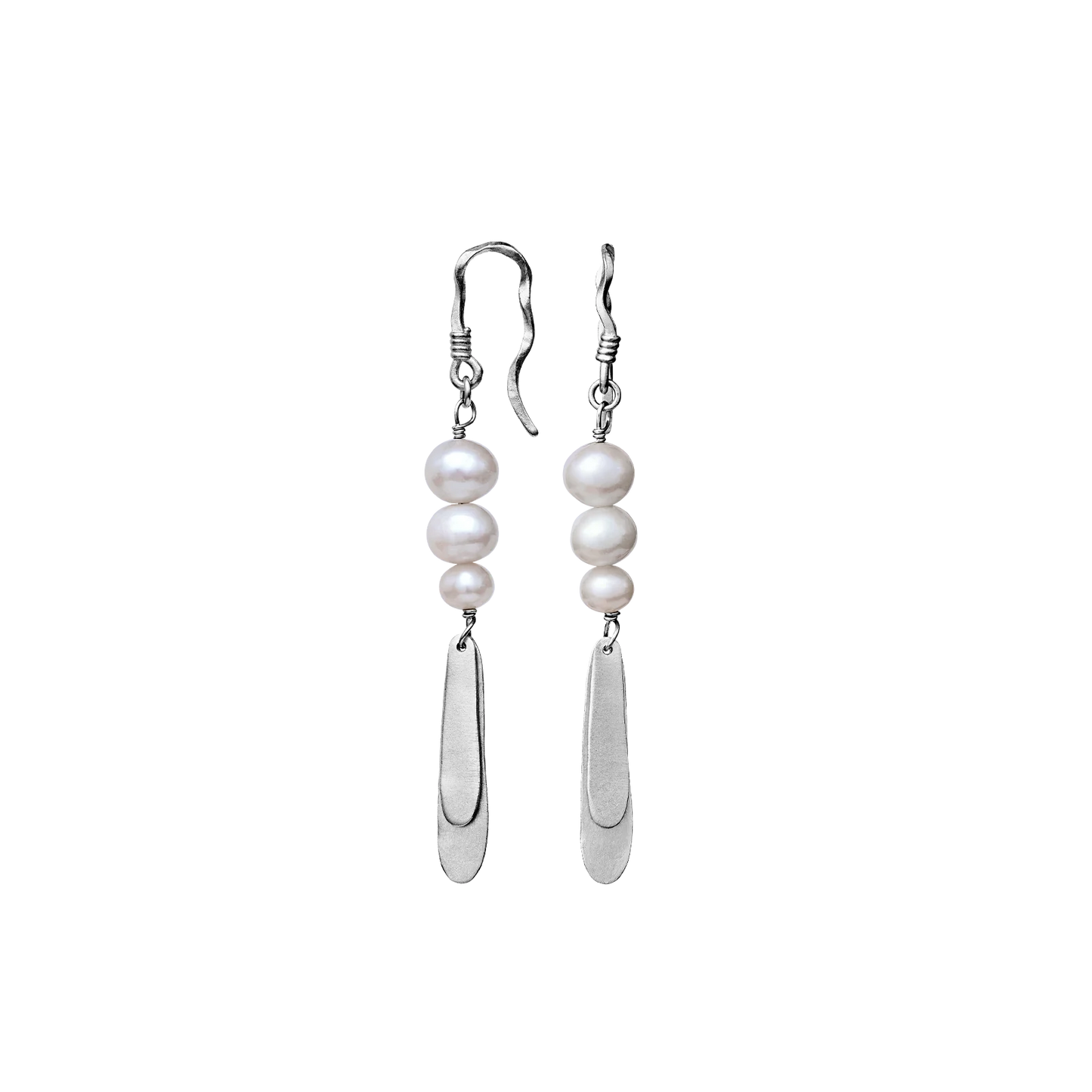 Maanesten Smilla sølv øreringe