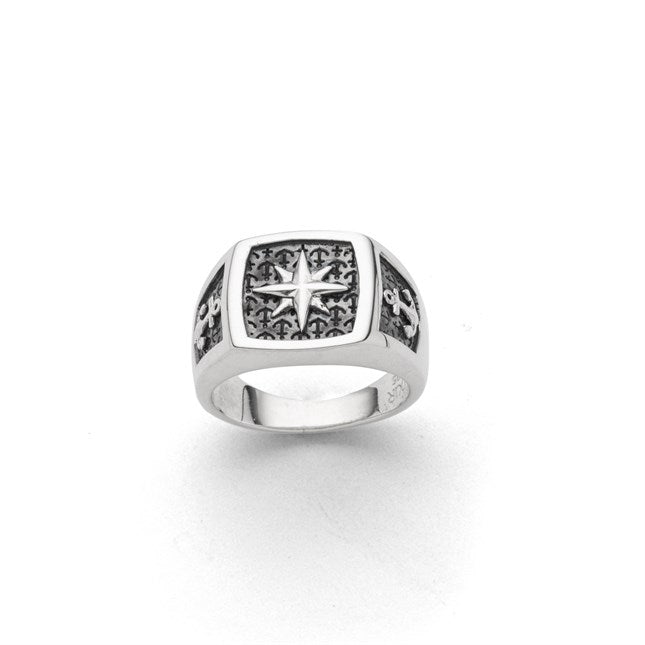 Ringkompass mit Ankerochse