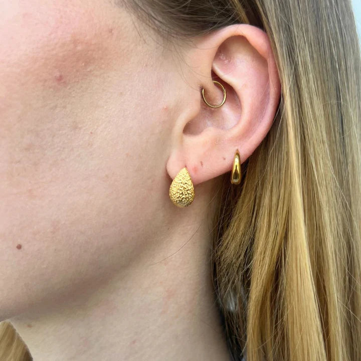 Nirvana earrings gold plated