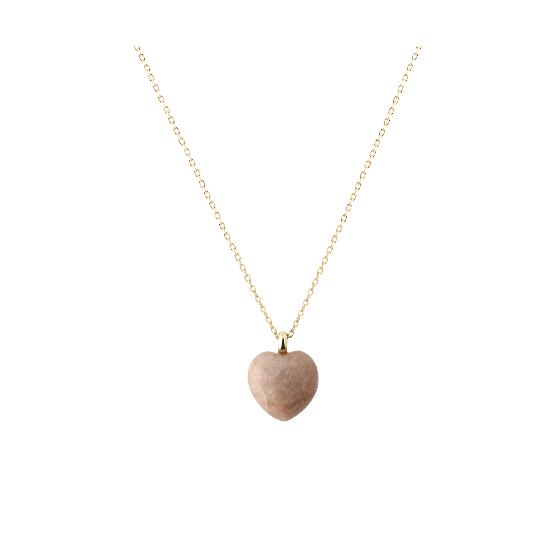 Eira Big Rose Heart Necklace