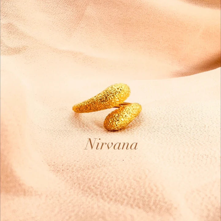 Nirvana ring goldplated