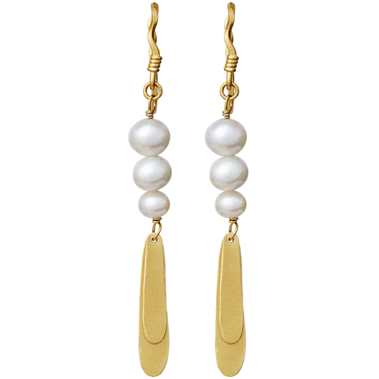 Maanesten Smilla Øreringe fg sølv