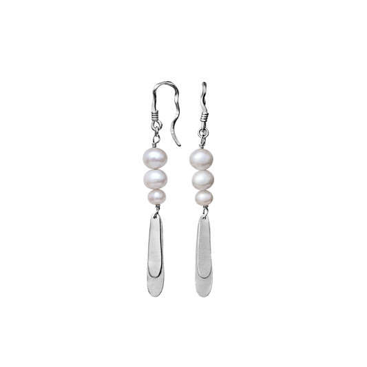 Maanesten Smilla sølv øreringe