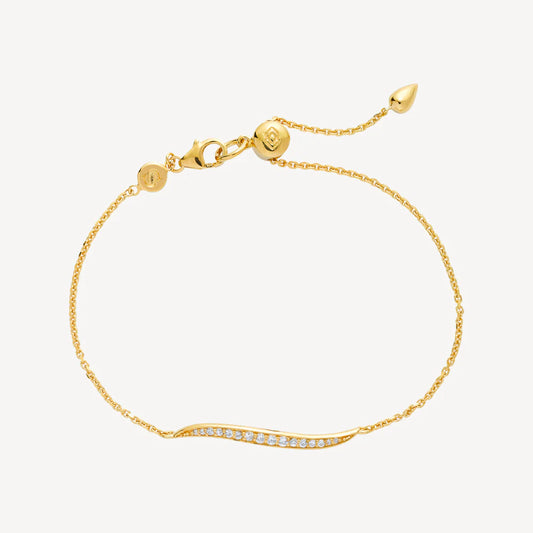 Titania bracelet gold plated