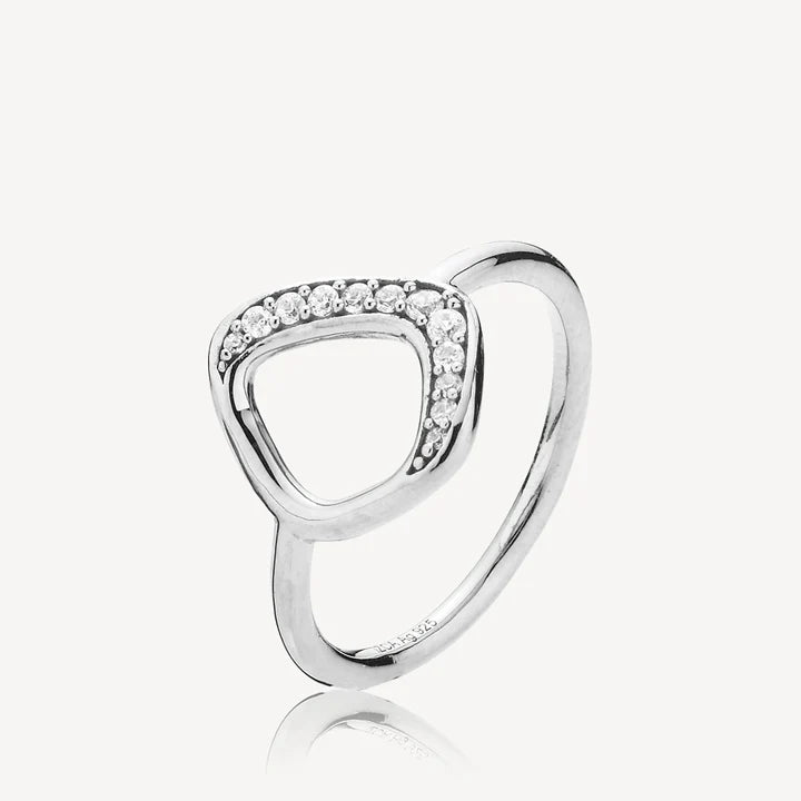 Titania ring silver