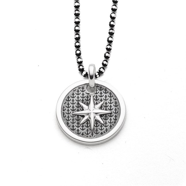 Anhänger Windrose mit Anker