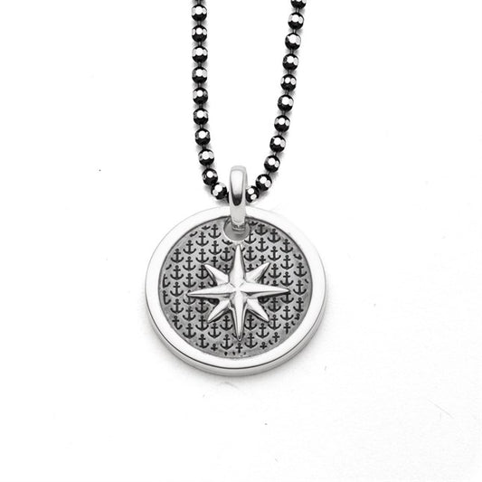 Anhänger Windrose mit Anker