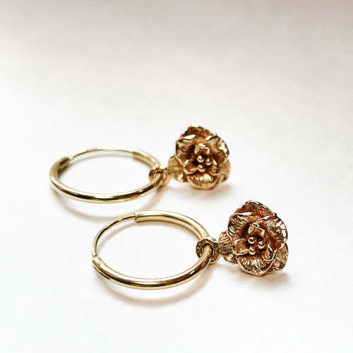 Simple - Creoles "small" Gold plated